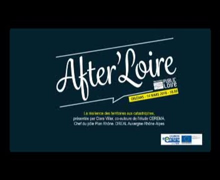 AFTERLOIRE : Résilience des territoires face aux catastrophes