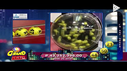 PCSO 9 PM Lotto Draw, March 26, 2018