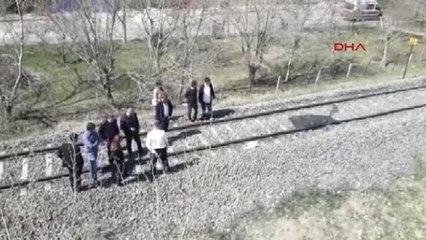 Elazığ'da Trenin Çarptığı Kadın Hayatını Kaybetti