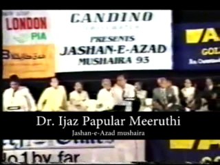 Dr. Papular Meeruthi at Azadi Mushaira