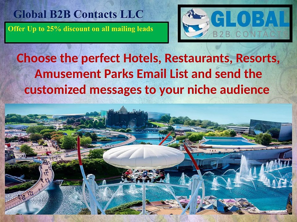 Choose the perfect Hotels, Restaurants, Resorts, Amusement Parks Email Lists