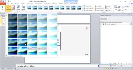 PowerPoint  VİDEO EKLEME