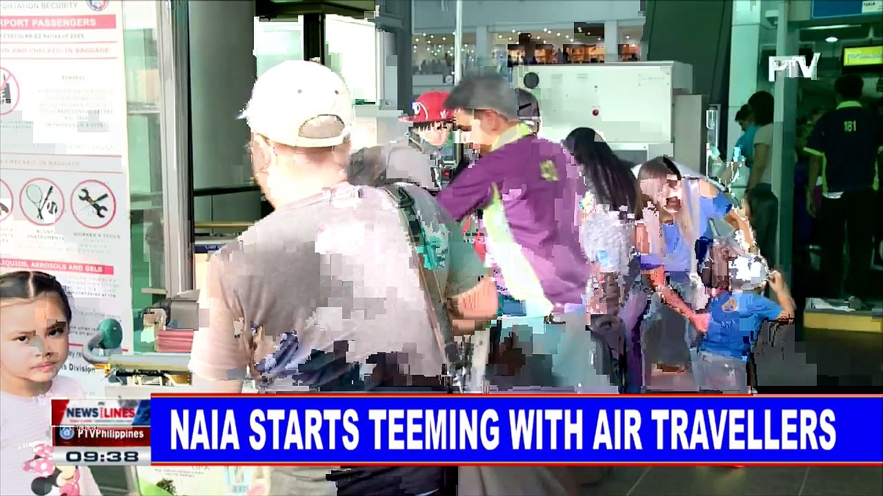 NEWS: NAIA starts teeming with air travellers