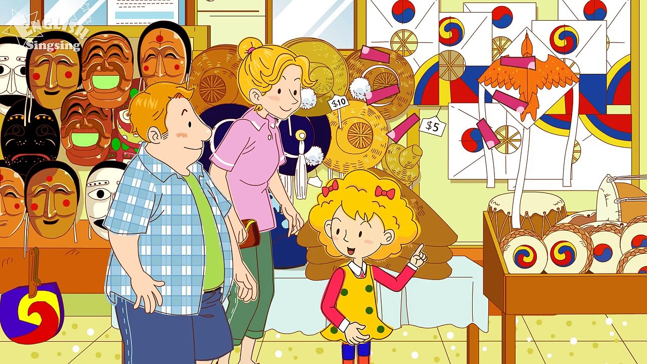 Theme 14. How much - How much is it? - asking about prices | ESL Song & Story - Learning English