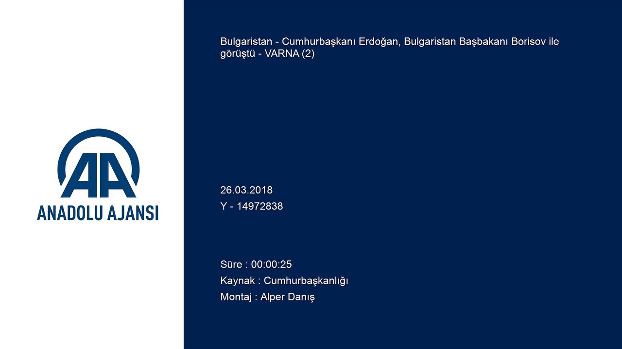Cumhurbaşkanı Erdoğan, Bulgaristan Başbakanı Bo...