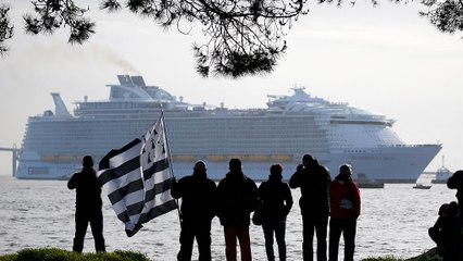 Le "Symphony of the Seas" a quitté Saint-Nazaire