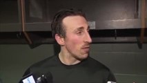 Brad Marchand Reacts After Scoring Fifth OT Goal Of 2017-18 Season