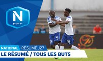 Championnat National, 27e journée : tous les buts