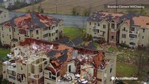 Stunning footage of tornado-ravaged dorms at Jacksonville State University