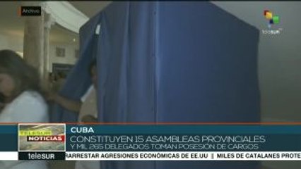 Conforman cubanos las 15 asambleas provinciales del poder popular