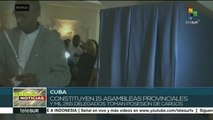 Constituyen en Cuba asambleas provinciales del Poder Popular