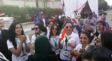 «قالوا ايه علينا دولا».. شباب مصر الجديدة يخرسون الإخوان بمسيراتهم أمام اللجان (صور وفيديو)