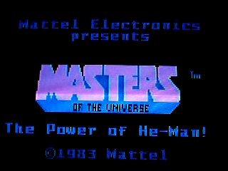 Masters of the Universe The Power of He-Man (Intellivision)