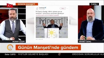 Murat Çiçek'ten Ümit Özdağ'a muhteşem yanıt