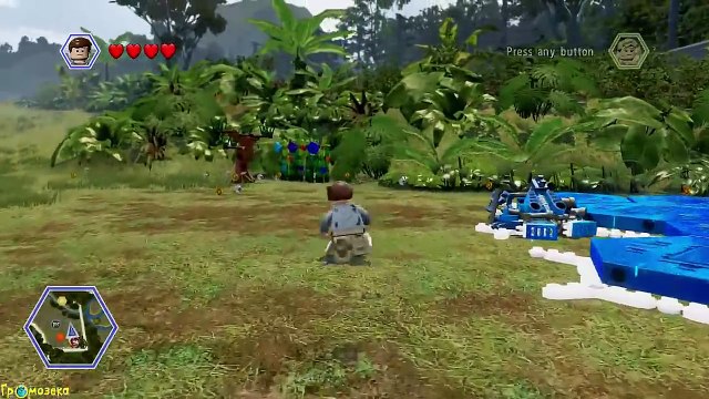 Lego Jurassic World.Динозавры прохождение.Игры Мультики про Динозавров.Мир Юрского Периода.#Лего