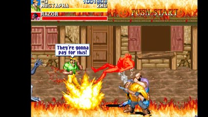 Cadillacs and Dinosaurs Game play + end