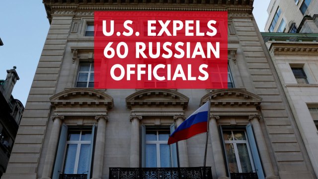 US expels 60 Russian officials over poisoning of former spy Sergei Skripal