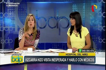 Presidente Vizcarra realizó sorpresiva visita al colegio Melitón Carvajal