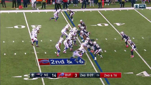 2016 - Tyrod Taylor hits Jerome Felton on juggling catch