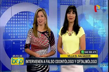 Intervienen a falso odontólogo en Villa El Salvador