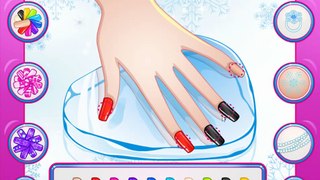 Frozen Movie Game Disney Elsa Manicure Nail art Makeover Fun Game to Play Free Online