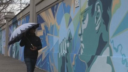 Roma celebra con un gran mural el aporte de grandes científicos a la medicina