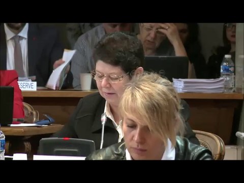 Jeannine TISSERANDOT, Christine RENAUDIN-JACQUES, et Sandrine HILY. Dépot des voeux. Session du 26 mars 2018