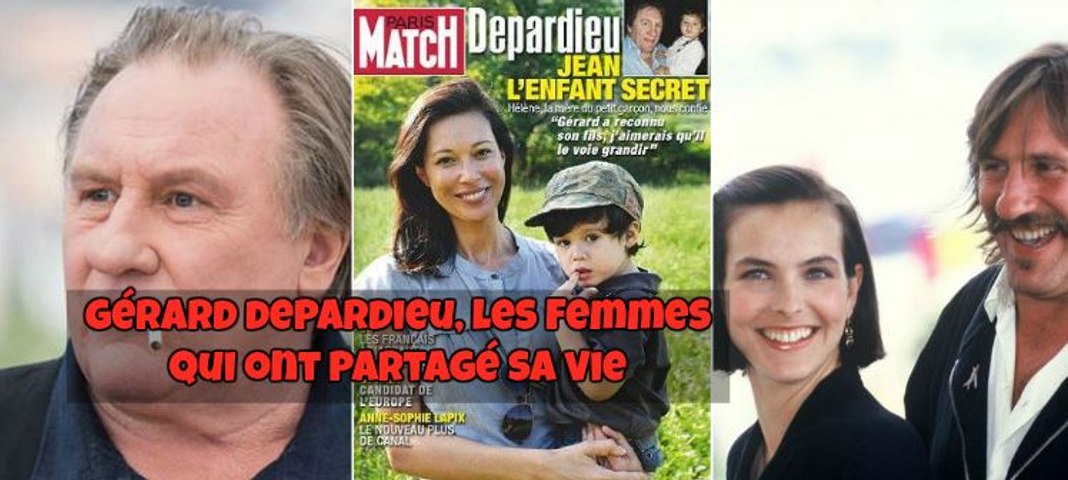 Gerard depardieu voici les quelques femmes qui ont partagé sa vie - video  Dailymotion