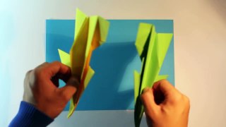 Como hacer un avión de papel jet fighter