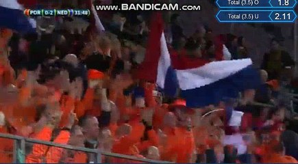 Super Goal Ryan Babel (0-2) Portugal vs Netherlands