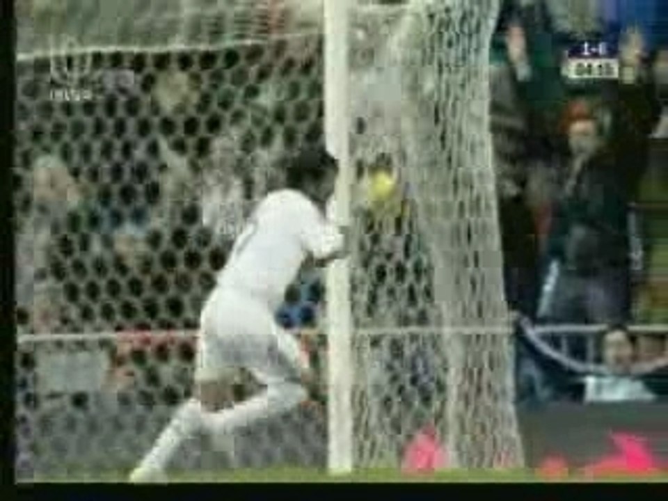 but de raul real madrid vs  santander