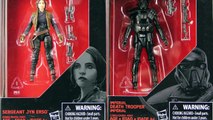 Star Wars Black Series 3.75 Rogue One Jyn Erso & Imperial Death Trooper Figures Review