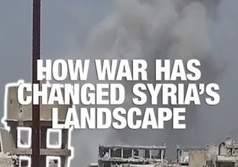 How War Has Changed Syria's Landscape: Mapping the Destruction of East Damascus