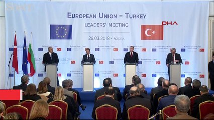 Erdoğan Varna'daki Türkiye-AB Zirvesi sonrası konuştu