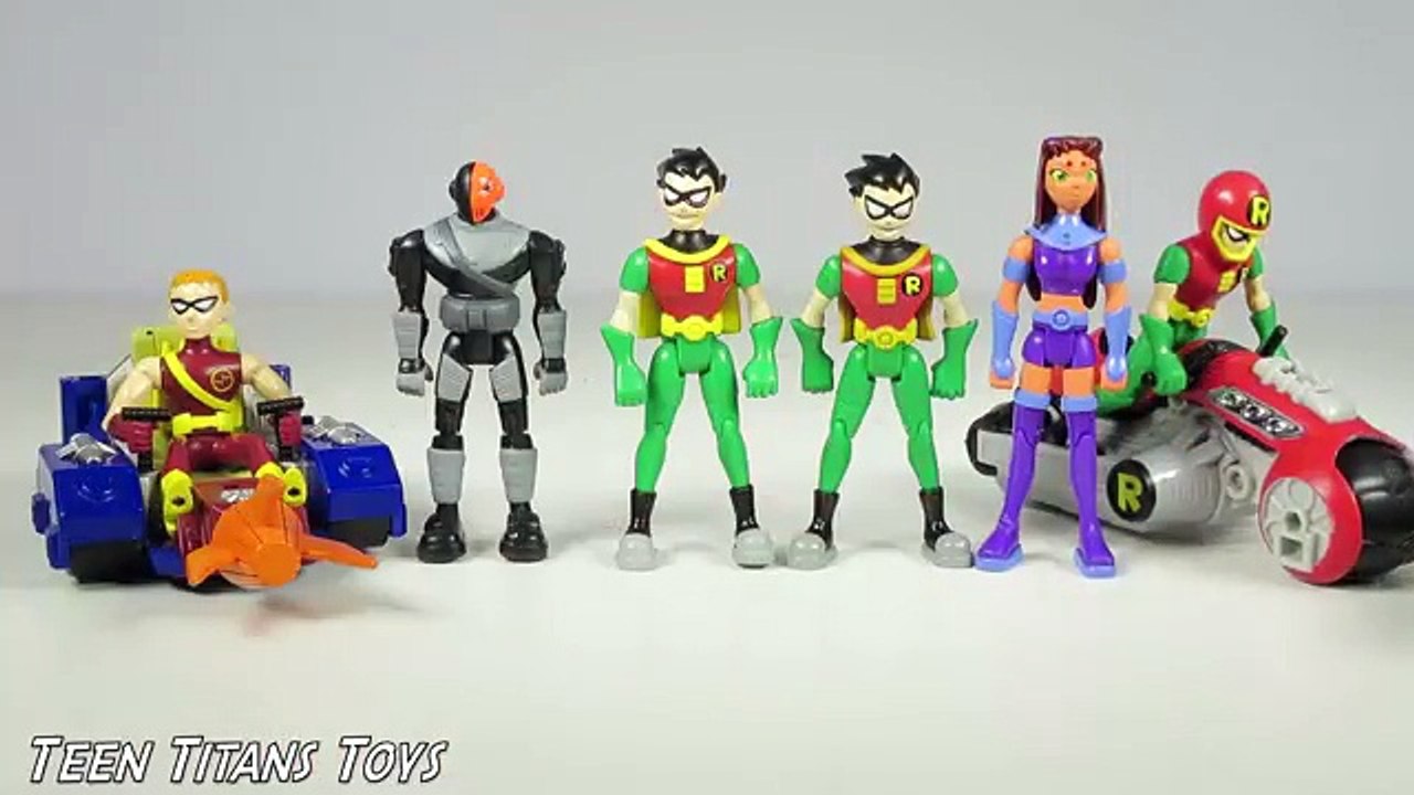 TEEN TITANS Toy Collection! Heres my full BAN DAI Teen Titans Collection