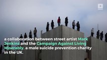 84 Life-Size Sculptures Appear on London Rooftop to Raise Suicide Awareness