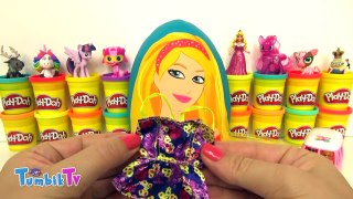Barbie ve Chelsea 2 Sürpriz Yumurta Oyun Hamuru - Barbie Aksesuarları ve Elbiseleri