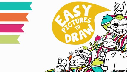 How to Draw a Cute Cloud - Easy Pictures to Draw