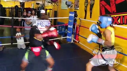 LIL FUTURE vs MAZIRATI AWESOME SPARRING WORKOUT (Raw Sports Boxing)