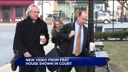 Prosecutors Show Surveillance Video from Night Penn State Frat Pledge Died