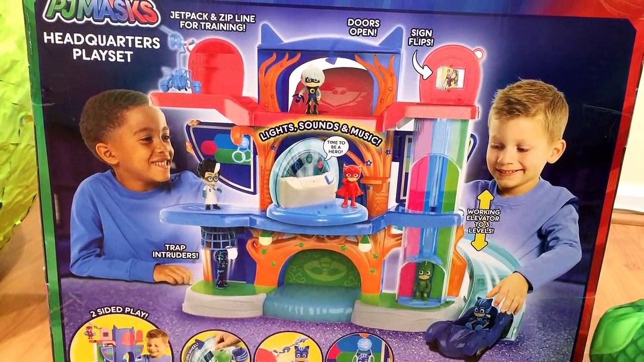 PJ MASK GIANT BIG Surprise EGG Filled with PJ MASK TOYS Catboy,Gekko,Owlette In Costume