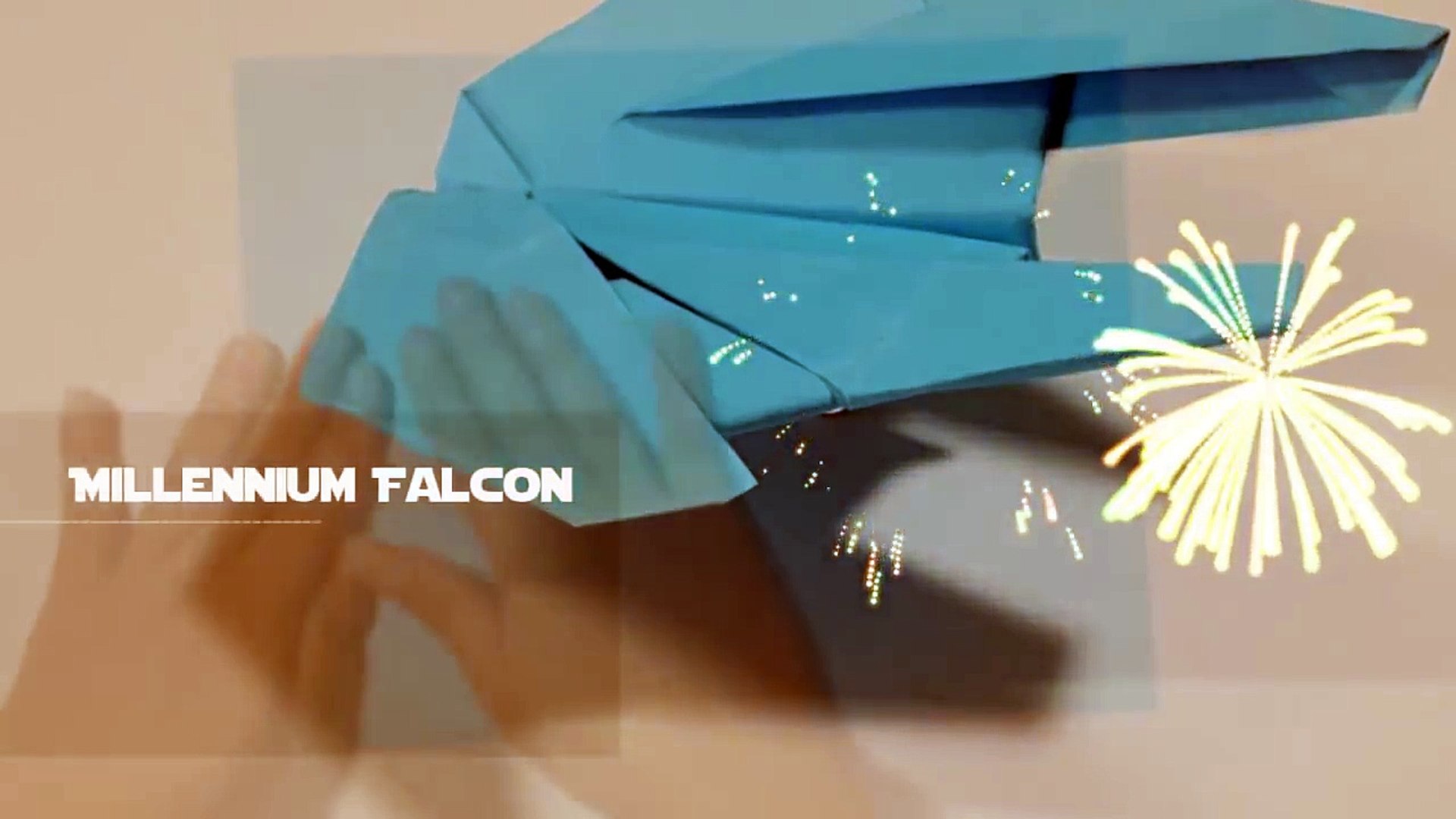 Star Wars Paper Airplane How To Make A Simple Paper Airplane Model Millennium Falcon