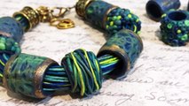 Baroque Beads Bracelet-Polymer Clay Jewelry Tutorial
