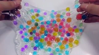 DIY How To Make Colors Orbeez Slime Learn Colors Slime Squishy Stress Ball