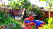 Gun & Gun - Superheroes Action Movie Nerf Guns baby girls vs girls -The Underdog 1 _GUN BABY 11