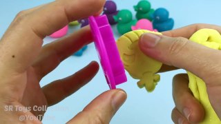 Glitter Play Dough Ducks with Undersea Animals Molds Fun for Kids