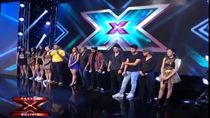 Cuarta linea * ronda clasificatoria los mejores pasaran a la siguiente fase del Factor X Bolivia 2018