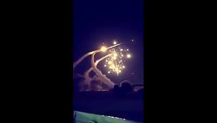 لحظة اعتراض الصواريخ اليمنيةعلى الرياض وسقوط صاروخ منضومة الاعتراض بالخطأ بعداطلاقه! ركز ب 01:38