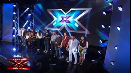 Sexta linea * ronda clasificatoria los mejores pasaran a la siguiente fase del Factor X Bolivia 2018