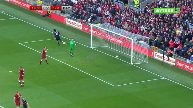 Футбол. Товарищеский матч. Легенды Ливерпуля - Легенды Баварии